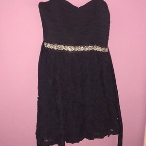Trixxi Navy embellished formal dress